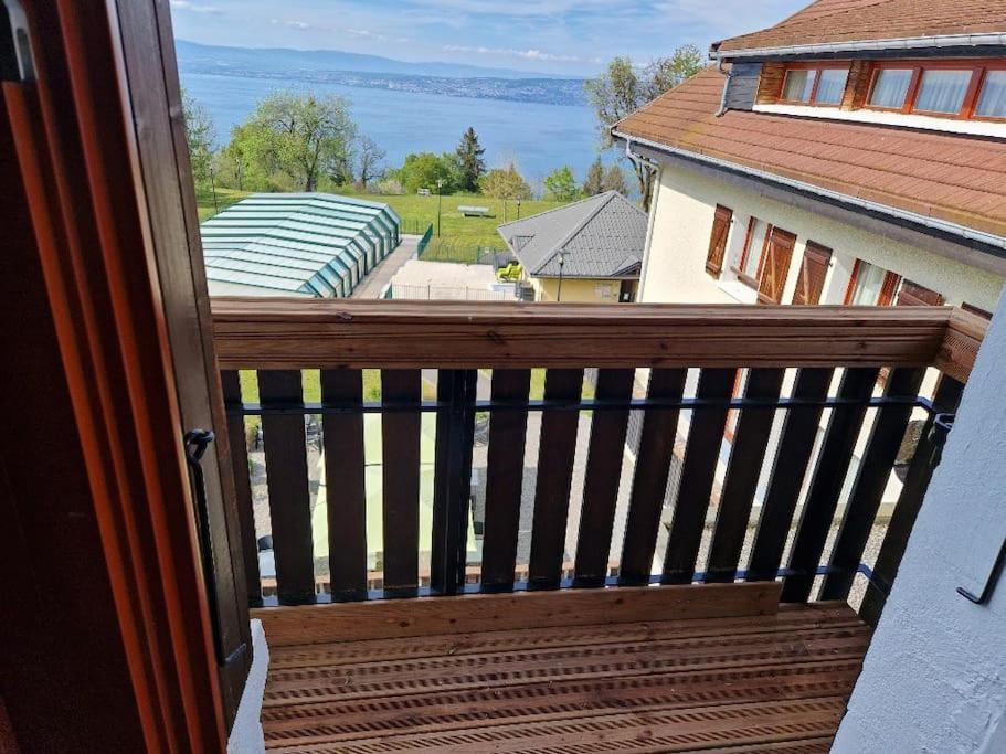 Vue Lac Leman & Piscine - Parking Free - Confort Appart 6 Pers Lugrin Extérieur photo