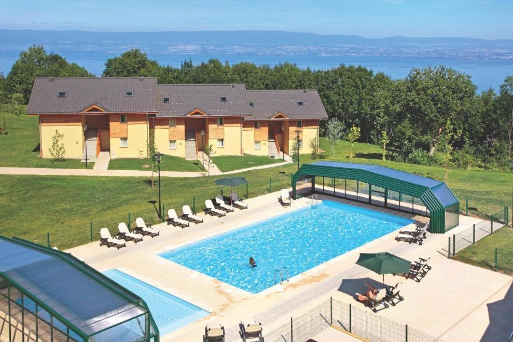 Vue Lac Leman & Piscine - Parking Free - Confort Appart 6 Pers Lugrin Extérieur photo